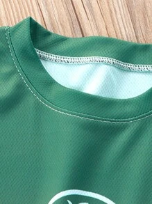 2 Pieza Conjunto de Top Y Pantalones Cortos ropa degradada para Bebé niños Verano