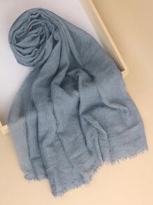 1 件女士纯色优质重压绉纱包头巾围巾披肩头带柔软头巾适合 Abaya 配饰女士面纱 - 彩色 - 查看 34