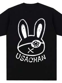 Men T-Shirts - 黑色 - 查看 1
