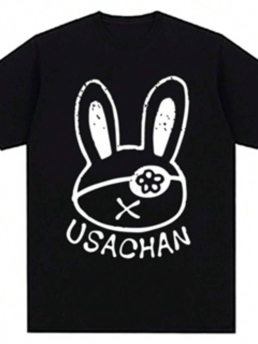 Men T-Shirts - 黑色 - 查看 1