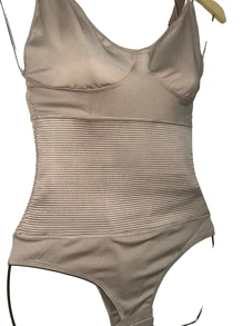 Women Shapewear Bodysuits - Màu be - Xem 2