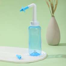 Sistema de lavado nasal para alivio de sinusitis - Limpieza profunda de los conductos nasales, diseño cómodo y fácil de apretar, a prueba de fugas - Incluye botellas prácticas para el lavado nasal