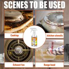 Kitchen Foam Cleaner, Household Grease Cleaner For Kitchen Range Hood Heavy Grease, 60ml (Random Version For New And Old) - White - View 4