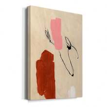 Terra Rosa Abstract I Premium Gallery Wrapped Canvas - Ready To Hang - 8X12英寸 - 查看 3