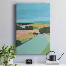Bright Colored Countryside II Premium Gallery Wrapped Canvas - Ready To Hang - 24X36INCH - View 1