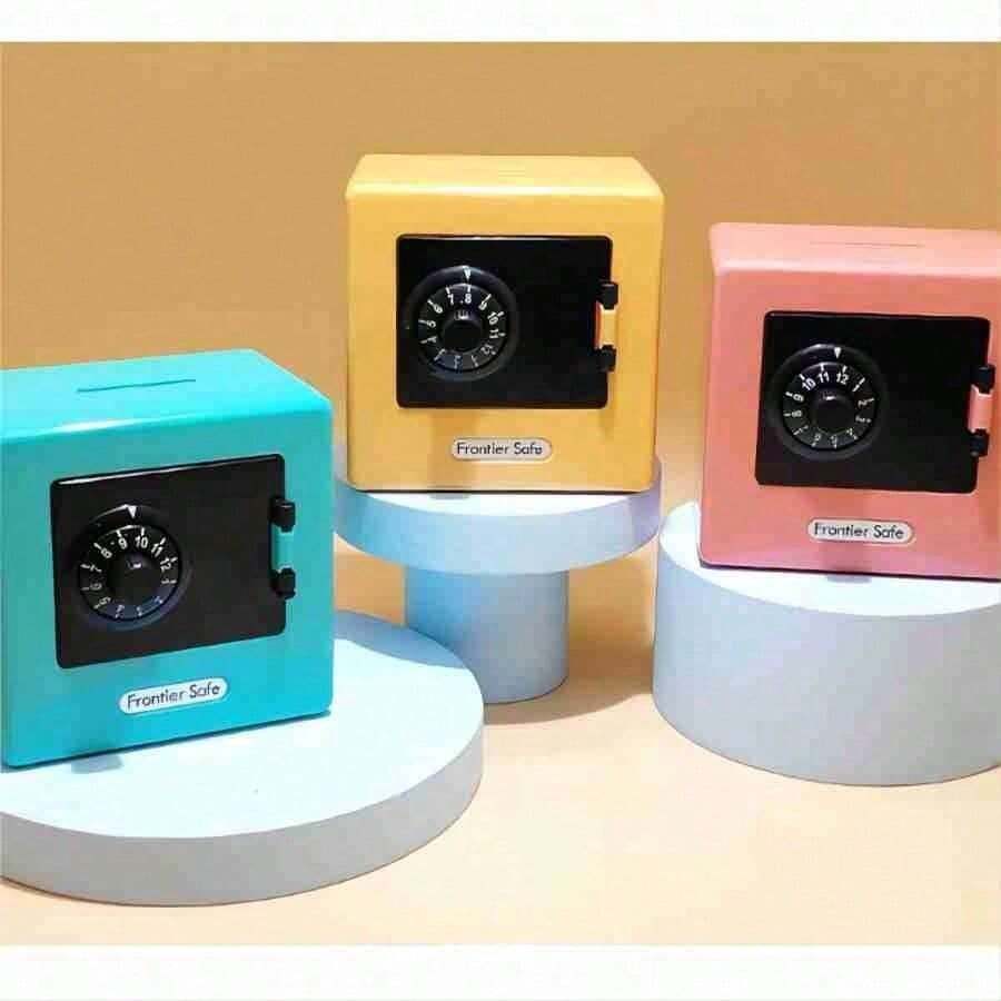 1 Con heo đất nhỏ, An toàn, Con heo đất, Mật khẩu mở, Mật khẩu két tiết kiệm, Hộp đựng tiền có mật khẩu, Thiết kế an toàn, Quà tặng tốt, Quà tặng Phục sinh sáng tạo