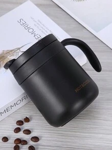 1 chiếc cốc thép không gỉ hai lớp, cốc cà phê, cốc, cốc nước, cốc văn phòng, cốc du lịch, đồ dùng học tập màu đen trở lại trường - Nhiều màu - Xem 4