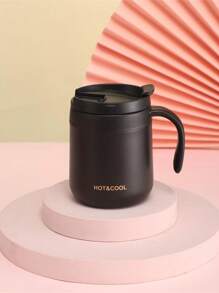 1 chiếc cốc thép không gỉ hai lớp, cốc cà phê, cốc, cốc nước, cốc văn phòng, cốc du lịch, đồ dùng học tập màu đen trở lại trường - Nhiều màu - Xem 3