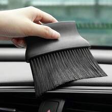 Car Air Conditioner Cleaning Brush, Home Detailing Tool For Narrow Spaces - Black - View 2