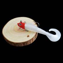 Fishing Lures Soft Plastic Lures For Bass Jig Head Soft Swimbait Lifelike Plastic Baits Tackle Kit For Saltwater And Freshwater