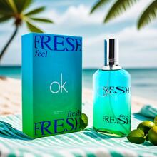 PERFUME DE UNISEX FEEL FRESH OK 100ML fragancia de larga duración - Fresco - Ver 2