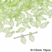 10-100pcs 5*10mm Miniature Green Leaf+Mini Light Green Leaves Shaped Diy Jewelry Pendant - Mini Leaves - View 8