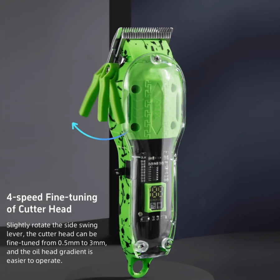 GTS LCD Digital Display Electric Hair Clippers For Men Professional