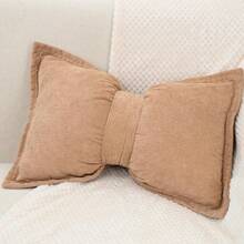 1 Vỏ gối nơ sọc (Không có ruột gối), Vỏ gối có thể tháo rời không đối xứng hai dải dễ thương thích hợp để trang trí ghế sofa phòng khách - Nhiều màu - Xem 8