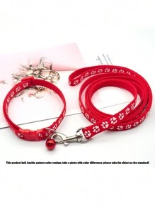 Collares reflejantes para mascotas (gatos y perros) con lazo ajustable en forma de campana, correa universal