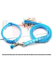 Collares reflejantes para mascotas (gatos y perros) con lazo ajustable en forma de campana, correa universal