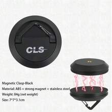 戶外磁力掛鉤，適用於露營帳燈和帆布床頂固定，無需開孔磁力懸掛吸盤，適用於露營燈 - 黑色 - 查看 8