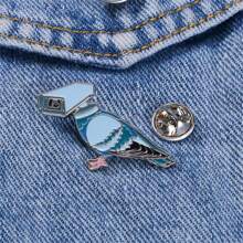 卡通可爱鸽子相机珐琅胸针，可定制装饰，可作衣领、包包、徽章、珠宝礼品别针，适用于衣服、包包等，适合学校、Kpop、背包、教师用品、办公配件、衬衫、夹克、万圣节、秋冬季等场合佩戴。适合青少年、青年、男士，休闲、户外、运动、度假、毕业礼物、生日、日常佩戴。趣味教师礼物、万圣节配饰、教师节服装配饰、男士礼物、包包别针、圣诞节饰品。 - 霧霾藍 - 查看 7