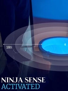 1 pieza Luz nocturna LED para inodoro con 16 colores y sensor de movimiento - Conversión multicolora - Ver 3