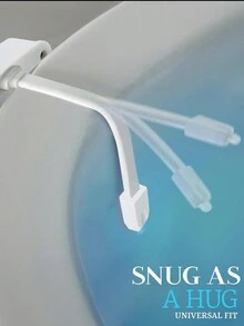 1 pieza Luz nocturna LED para inodoro con 16 colores y sensor de movimiento - Conversión multicolora - Ver 4