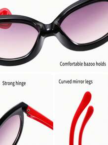 1 pieza Gafas con lazo adorables para niños, aptas para verano, juegos al aire libre, fotografía, uso diario y regalos para fiestas, adecuadas tanto para niños como para niñas - Multicolor - Ver 5