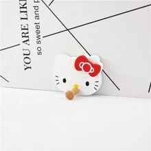 Sanrio 1 szt. Sanrio KT Cartoon Kreatywne perforowane drewniane haki do dekoracji, haki kuchenne i łazienkowe