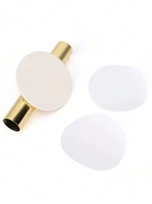 1 pezzo Vaso da parete floreale creativo - Dotato di adesivo, carta adesiva rotonda + tappo di gomma, facile decorazione fai-da-te per pareti di soggiorno, camera da letto, bagno e cucina - Senza bisogno di forare, decorazione per la casa, decorazione per la stanza, decorazione per la parete