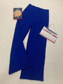 Women Pants - 寶藍色 - 查看 1