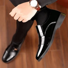 Formal Leather Shoes, Made From High-Quality Materials, Perfect For Any Formal Occasion, Shoes With Attention To Detail And Quality Craftsmanship, Making Them Both Stylish And Comfortable - Black - View 2