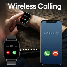 SIMSONLAB New Smart Watch Women , Wireless Call / Receive , Multi-Sport Mode , Sedentary Reminder , Weather Forecast , Message Notification , Bezel-Less Design , Smart Watch For Women With & Timer , Suitable For Android & Suitable For Both Men And Women Fashionable Gift