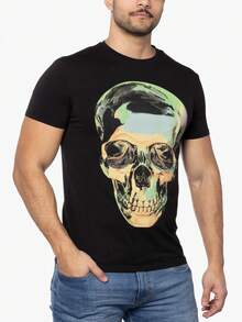 Spring + Mercer Men's Tie Dye Skull T-Shirts