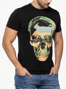 Spring + Mercer Men's Tie Dye Skull T-Shirts