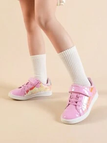 Girls Sneakers Toddler Little Kids Tennis School Walking Shoes Lightweight Comfortable - 粉色 - 查看 4
