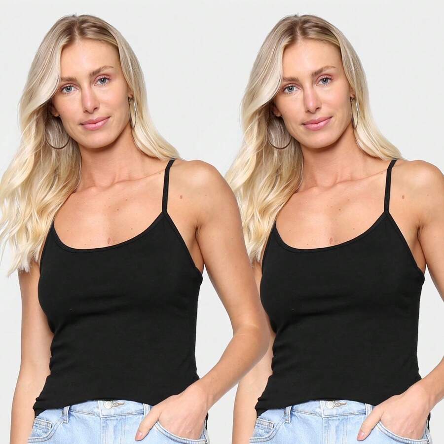 Women Tank Tops & Camis - 2 ĐEN - Xem 1