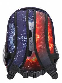 Toddler Backpack For Boys And Girls Small Cute Football Print Backpack For Kids Preschool  Kindergarten  Mini Travel Bag (Black) - Football Dark Blue - View 8