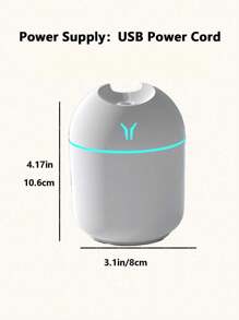 250ML Humidifier Mini Aromatherapy Humidifiers Diffusers For Home Romantic Light USB Essential Oil Diffuser Car Purifier Air - White - View 5