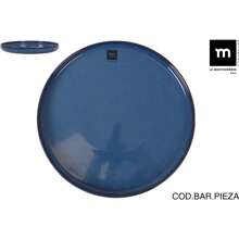La Mediterránea Plateau Rond 27X2,5Cm Collection Chester (1 Unité) Design Élégant et Polyvalent | Plateau facile à ranger fabriqué avec un matériau résistant et adapté à différentes utilisations, parfait pour organiser et servir