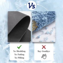 Diatomite Thảm Thảm Tắm Chống Trơn Trượt Thảm Phòng Tắm Geometic Thảm Phòng Tắm Tảo Cát Hút Bùn Thảm Chùi Chân - Màu tím - Xem 6