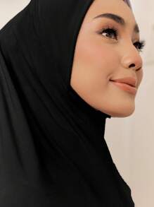 1 件女士大号便捷头巾，吸汗即戴式即时头巾 - 彩色 - 查看 9