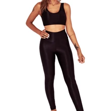 Women Sports Leggings - 黑色 - 查看 1