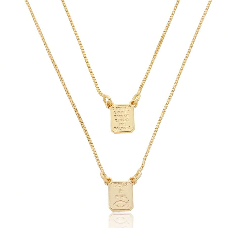 Women Pendant Necklaces - 金色 - 查看 1