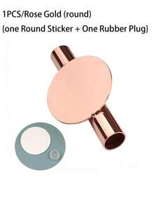 1 pezzo Vaso da parete floreale creativo - Dotato di adesivo, carta adesiva rotonda + tappo di gomma, facile decorazione fai-da-te per pareti di soggiorno, camera da letto, bagno e cucina - Senza bisogno di forare, decorazione per la casa, decorazione per la stanza, decorazione per la parete