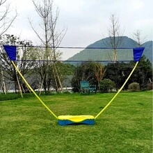 1 pieza Soporte de red portátil para bádminton plegable, tamaño estándar para uso en interiores y exteriores - Verde - Ver 6