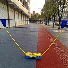 1 pieza Soporte de red portátil para bádminton plegable, tamaño estándar para uso en interiores y exteriores - Verde - Ver 7