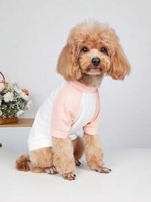 Summer Pet T-Shirt For Dogs And Cats, With Cool And Breathable Sleeveless Design, Suitable For Small And Large Dogs And Cats - Pink - View 1