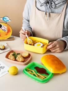 1 hộp đựng cơm trưa hình bánh hamburger đa năng cho học sinh, hộp đựng thực phẩm sáng tạo, cách nhiệt và giữ tươi cho ngoài trời, đám cưới, tiệc tùng, quà tặng, sinh nhật, quà tặng Giáng sinh - Nhiều màu - Xem 9