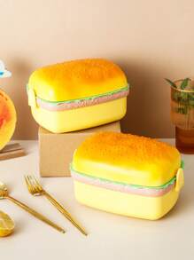 1 hộp đựng cơm trưa hình bánh hamburger đa năng cho học sinh, hộp đựng thực phẩm sáng tạo, cách nhiệt và giữ tươi cho ngoài trời, đám cưới, tiệc tùng, quà tặng, sinh nhật, quà tặng Giáng sinh - Nhiều màu - Xem 11
