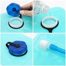 2L Hydration Bladder Leak-Proof Water Reservoir For Hiking, Camping, Cycling And Climbing - Hydration Pack Replacement" - Multicolor - View 5