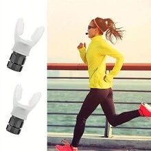 1 Máy Tính Lặn Biển Silicone Cắn Cơ Quan Ngôn Luận Hơi Thở Huấn Luyện Tập Thể Dục Di Động Thở Thiết Bị Luyện Tập Chịu Lực Cao Dụng Cụ Luyện Tập - màu đen - Xem 10