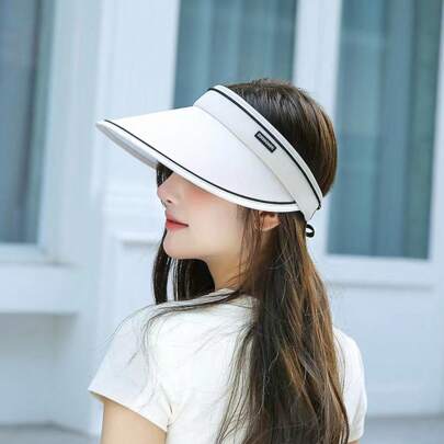 1pc Women's Sun Hat For Outdoor Sports, Sun Protection And Shopping, Summer, Back To School, Travel Holiday Essentials, Hair Accessories For Women, Hair, Barber, Hair Tools, Hair Products, Hair Care, Hair Stuff, Hairdressing Equipment, Accessories, Barbershop, Hair, Barber, Hair Tools, Hair Products, Hair, Barber Accessories, Hair Stuff, Hair Accessories, Curly Hair Products, Hairdressing Equipment, Bonnet, Accessories, Christmas, Barbershop, Hair, Hair Products, Hair Tools, Hair Stuff, Barber, Barber Accessories, Barbershop, Hairdressing Equipment